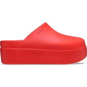 Crocs Dylan Platform Clog Mule Shoes Women's 7 Starfish Orange